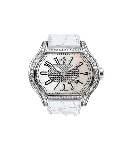 Replica DeLaCour City 1 MOP WAST1857-0717-White Replica Watch